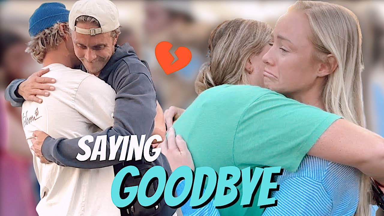 We had to say bye to our best friends...
