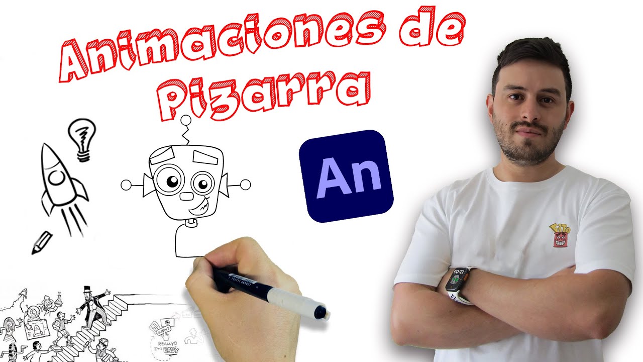 Crea animaciones de PIZARRA BLANCA en Animate |TUTORIAL paso a paso
