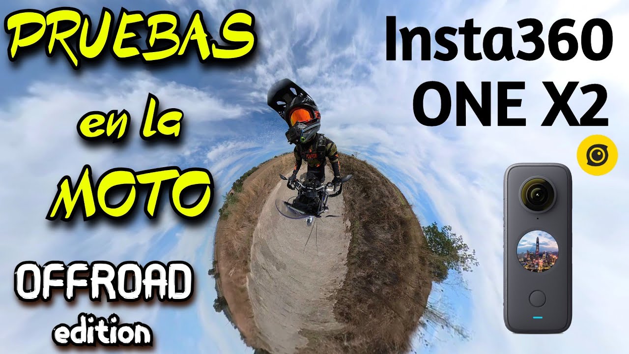 Probando la Insta360 ONE X2 en la MOTO 🛵📹 Cámara 360º para Motovlog OFFROAD Yamaha Tenere 700 TRAIL
