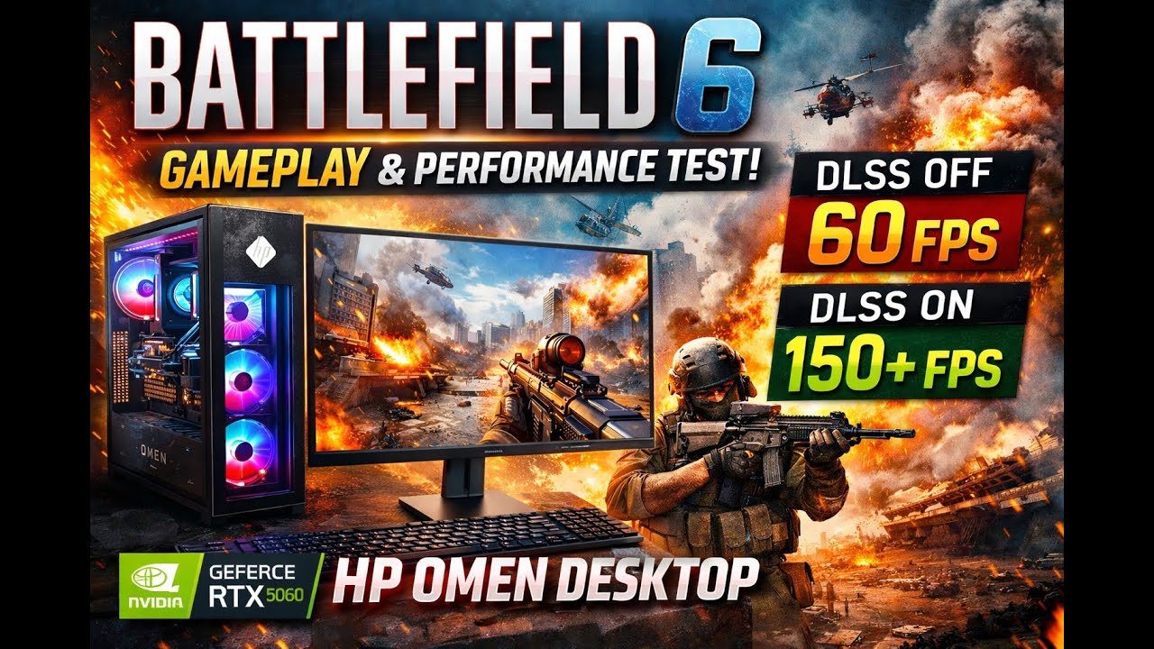 Battlefield 6 || Part 3 || Gamplay || HP OMEN 16L || RTX 5060 8GB