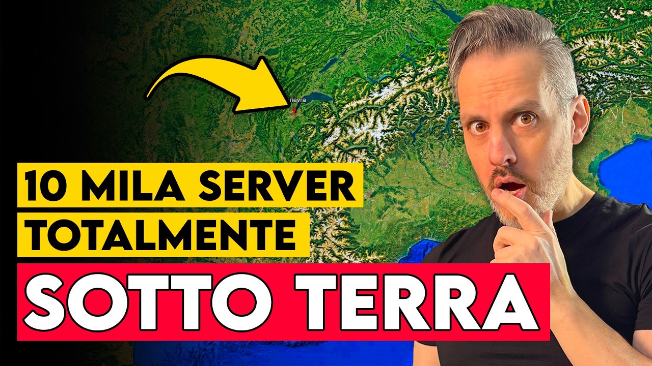 10.000 computer nascosti SOTTO TERRA: ci sono stato