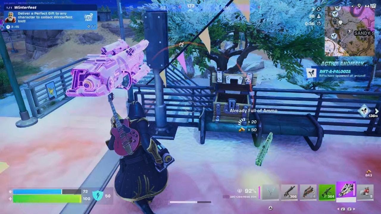 Cooking in Fortnite