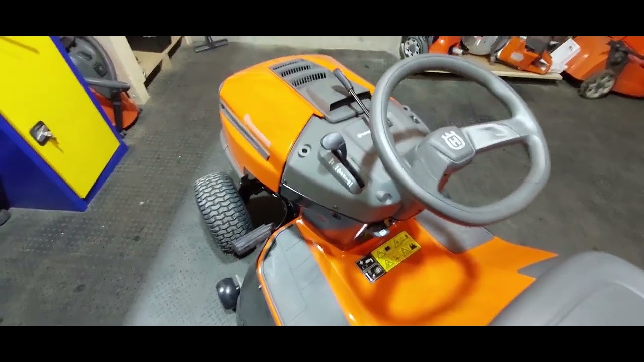 Садовый трактор Husqvarna TC138, обзор