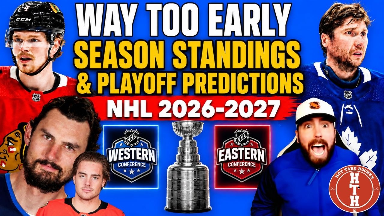 СЛИШКОМ РАННИЕ прогнозы турнирной таблицы и плей-офф Кубка Стэнли NHL 2026-27 👀