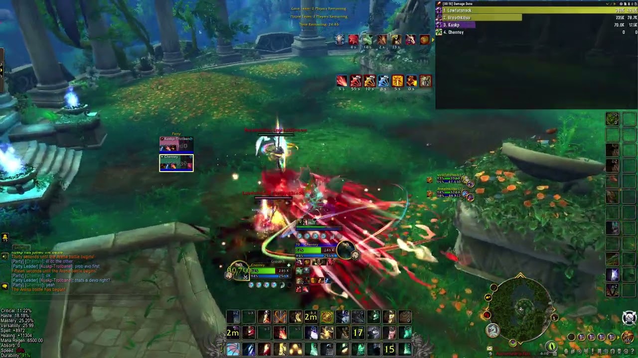 WoW Dragonflight 10.0.7 preservation evoker pvp Ashamane's Fall 2v2