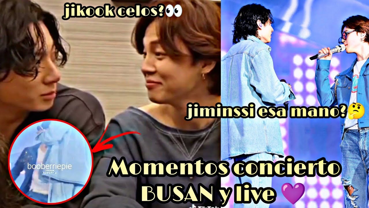 JIKOOK-JIMIN EXPUSO A JUNGKOOK 😱💨+MOMENTOS CONCIERTO BUSAN+LIVE+COMIERON ALGAS JUNTOS?👀#jikook #bts