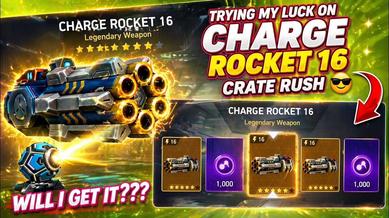 CHARGE ROCKET 16 + HORNET 10 CRATE RUSH 😳 | GOT THEM IN HOW MANY SPINS?? | Mech Arena