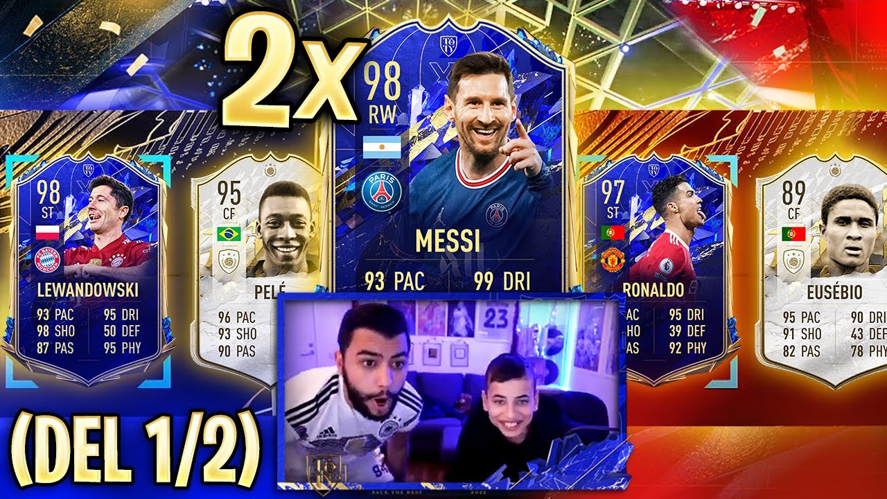 OMGG WTF!!😍 ÄNTLIGEN!! PACKAR 2 TOTY (98+) & PRIME ICON PÅ MITT KONTO!! (DEL 1/2) FIFA 22 PÅ SVENSKA