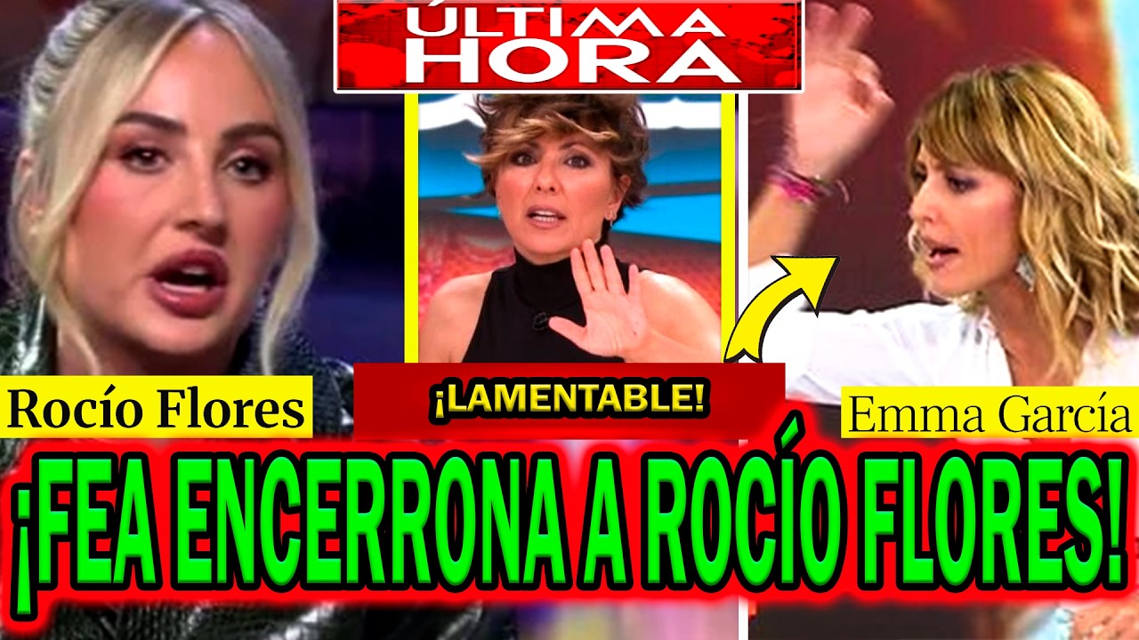 💥¡FEA ENCERRONA! DE EMMA GARCÍA A ROCÍO FLORES EN FIESTA TRAS TERELU CAMPOS Y SONSOLES ÓNEGA EXPLOTA