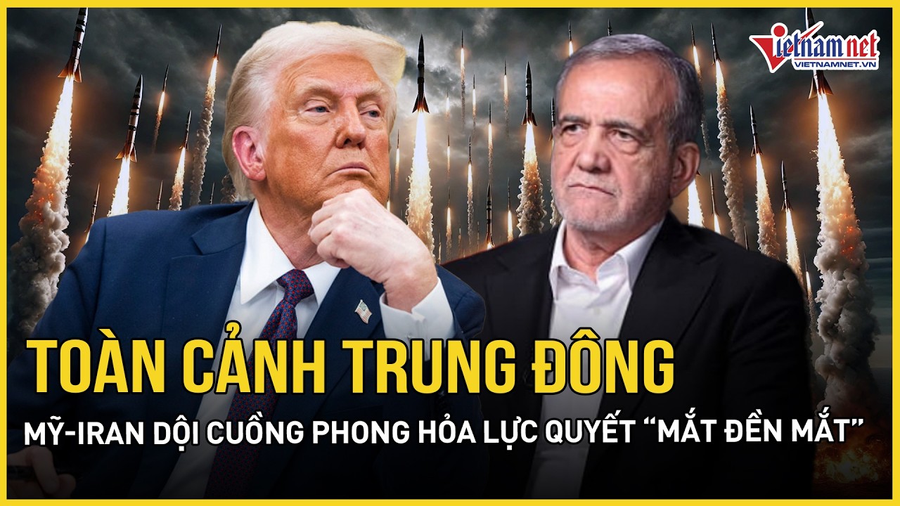 Toàn cảnh Trung Đông: Mỹ-Iran dội cuồng phong hỏa lực quyết “mắt đền mắt”, Washington thiệt hại lớn