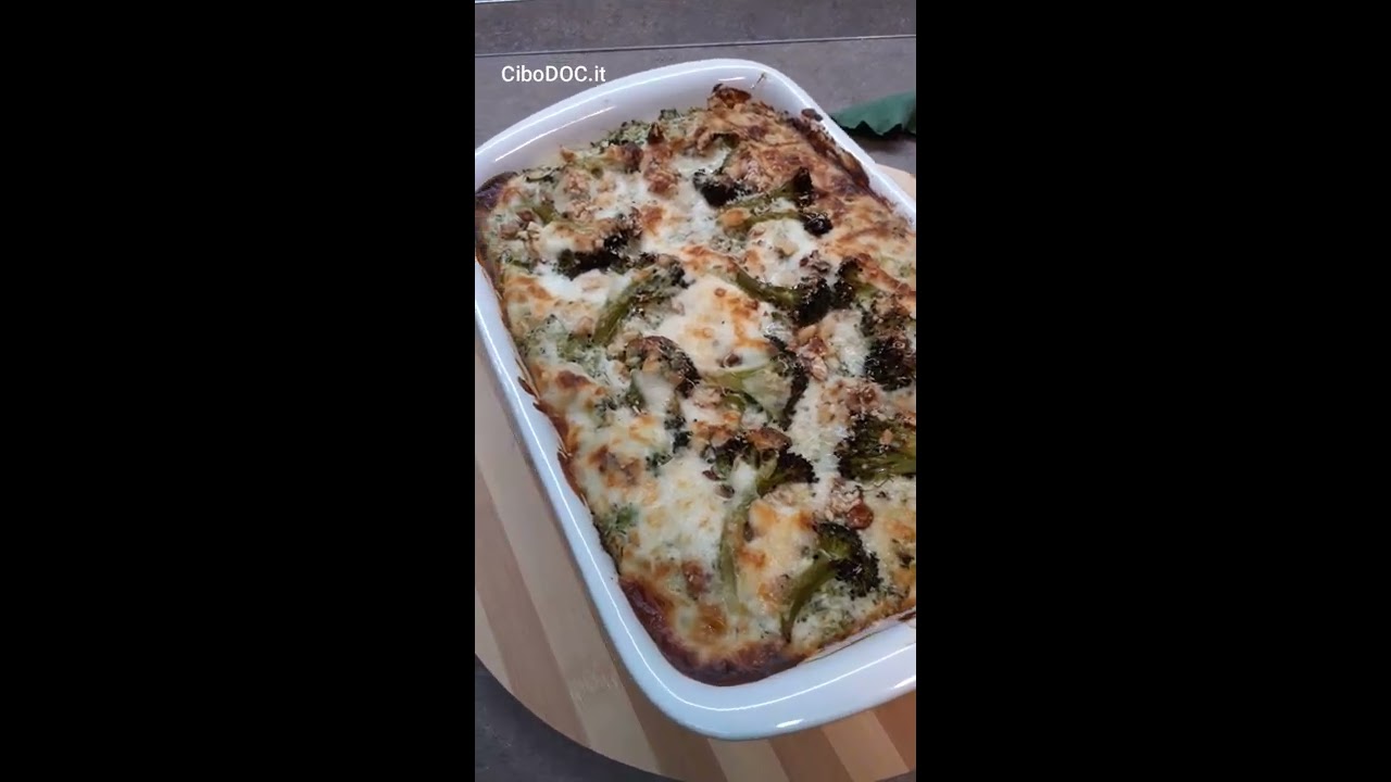 Lasagne con broccoli e ricotta
