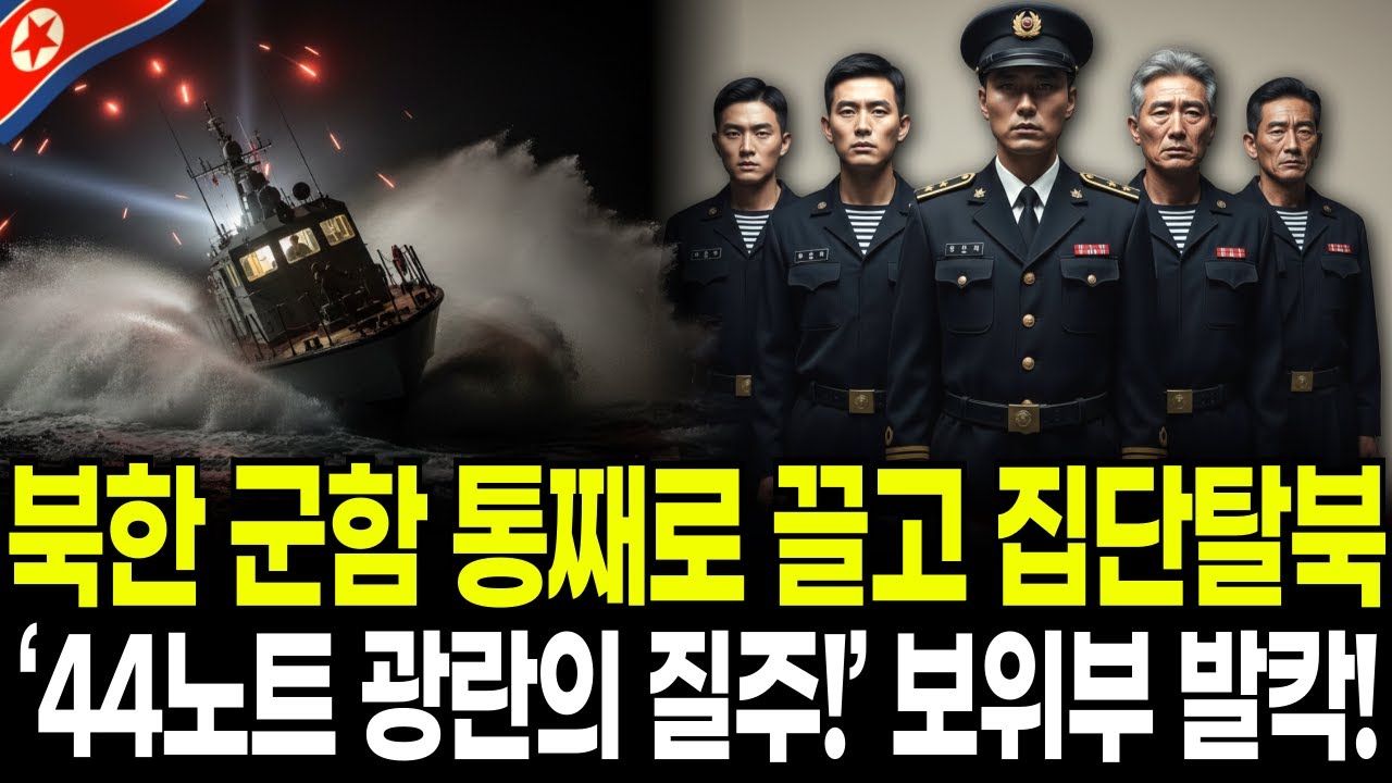 북한 군함 통째로 집단탈북! NLL 사선 돌파한 해군 편대장의 44노트 광란의 탈출 | 탈북민사연 | 탈북스토리