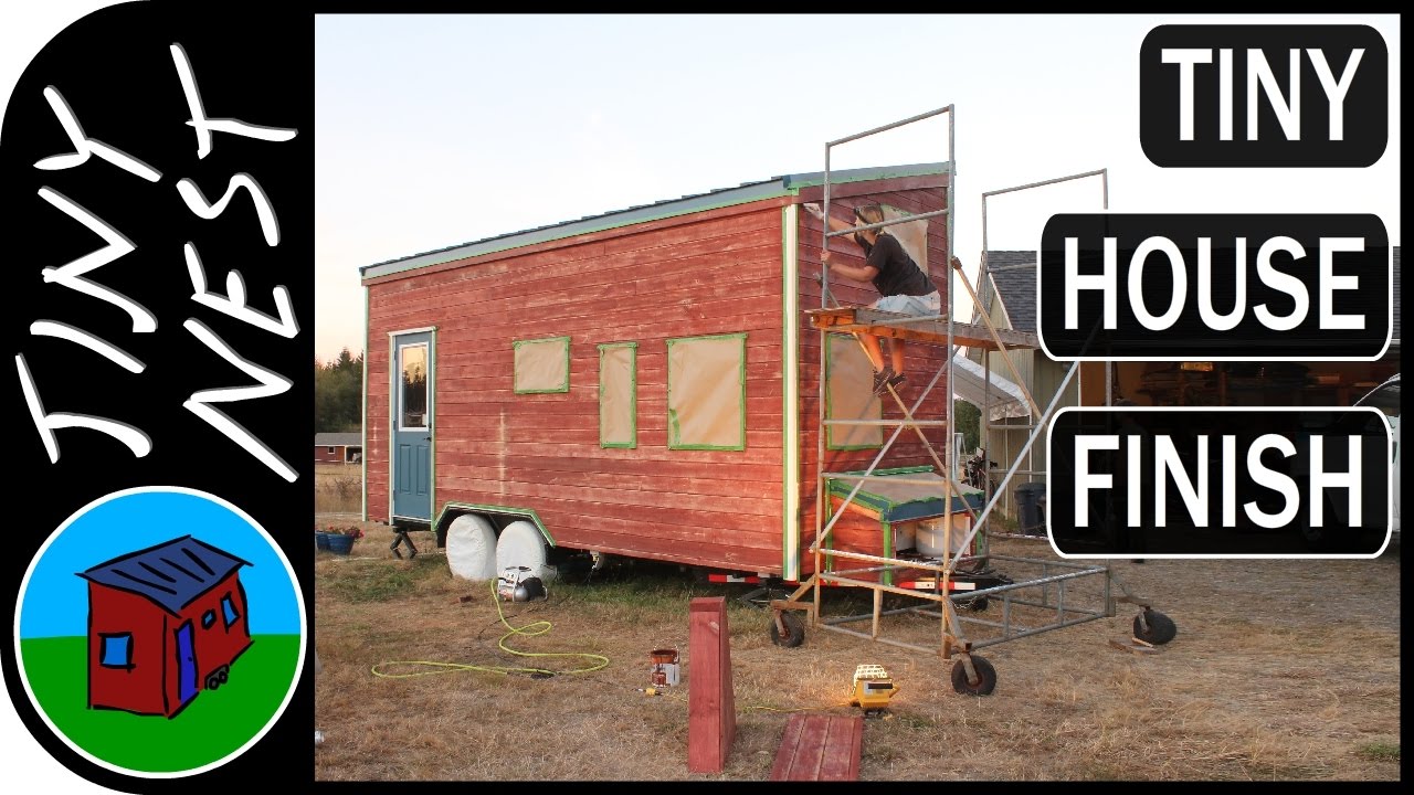 Tiny House Exterior Finish (Ep.70)
