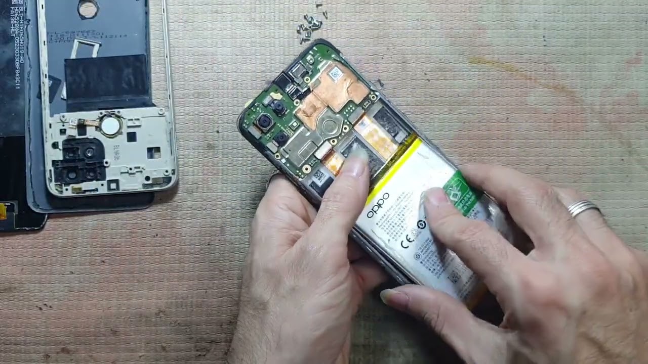 تغيير شاشة oppo a15