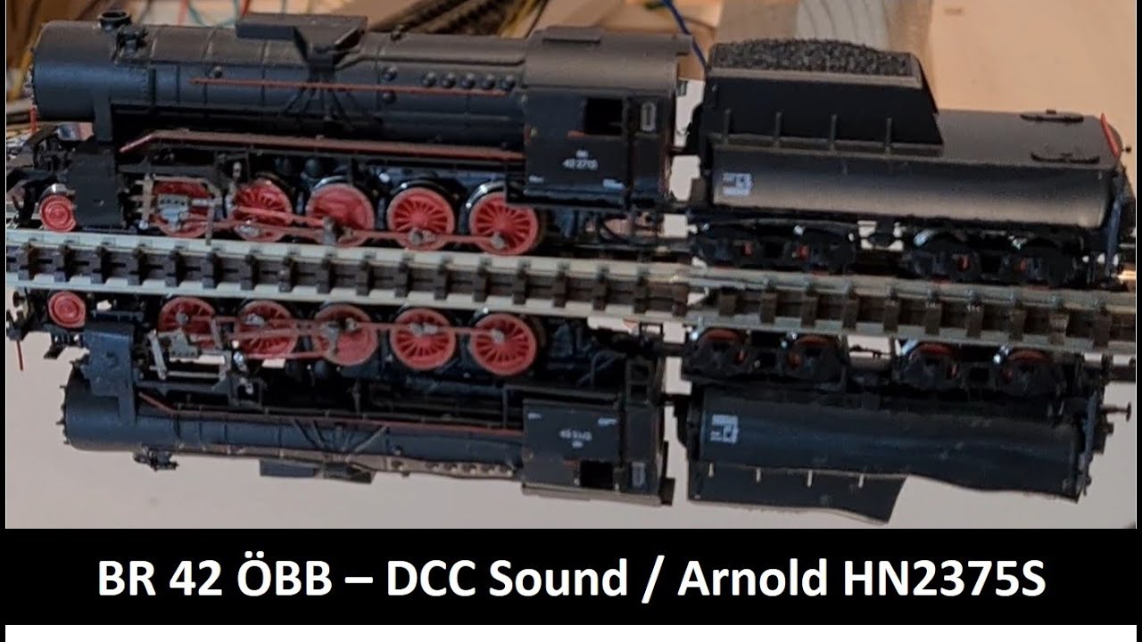 Spur N - Schlepptenderlok BR 42 / DCC Sound / Arnold HN2375S / Betr.Nr: 42 2713