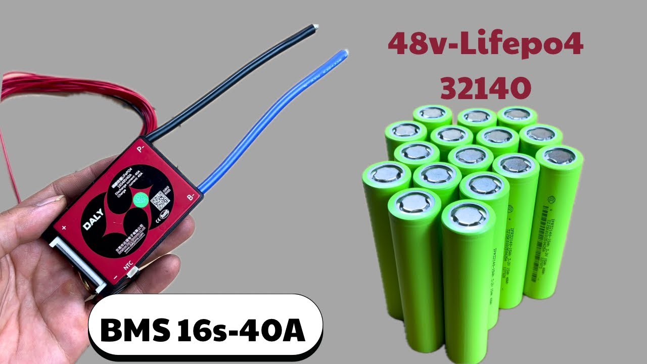 How I Built a 48V 32140 LiFePO4 Battery Pack for My Electric Scooter