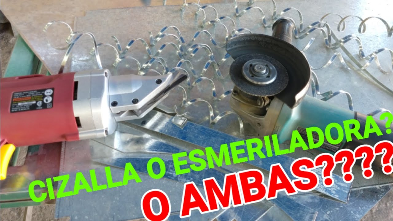 Cizalla eléctrica para laminas