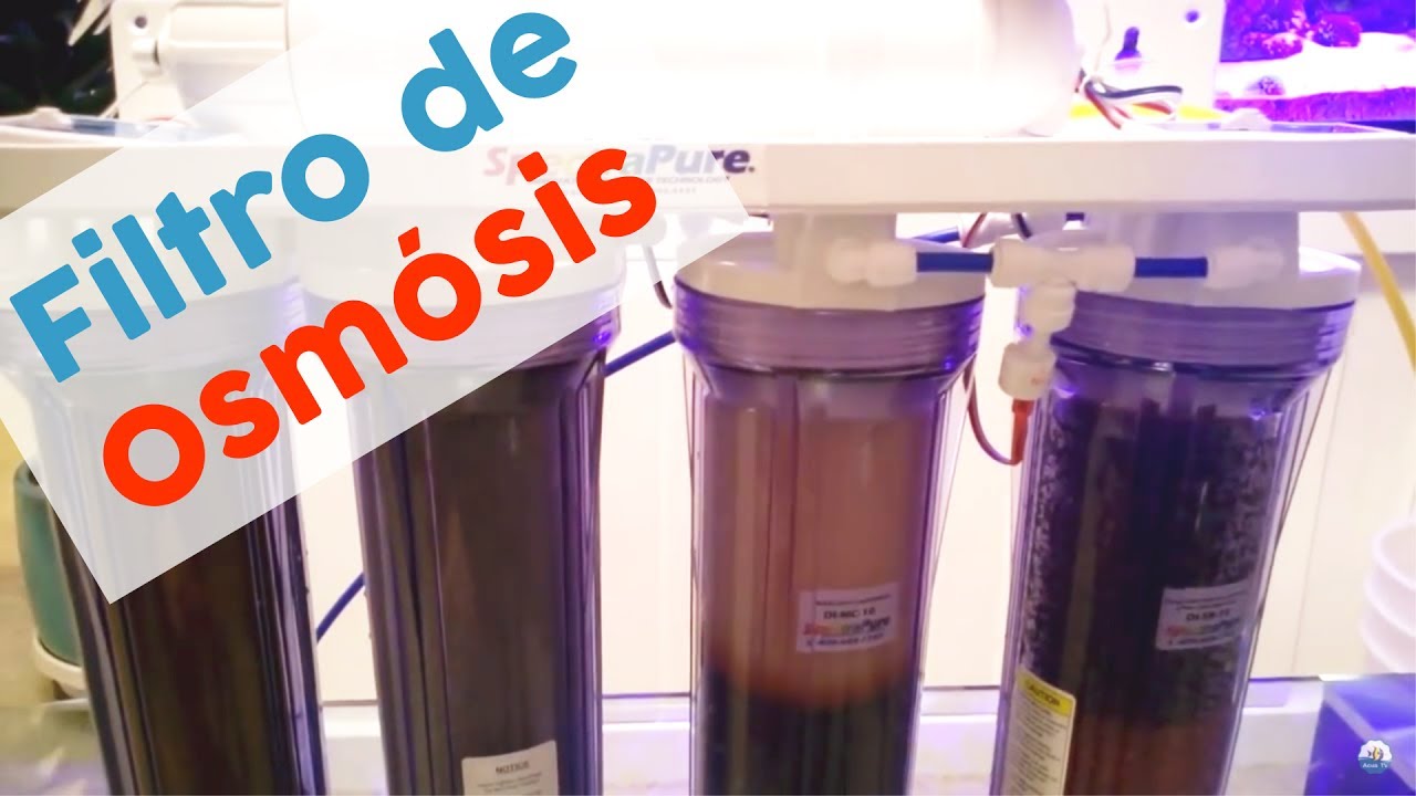Como funciona un filtro de osmosis inversa
