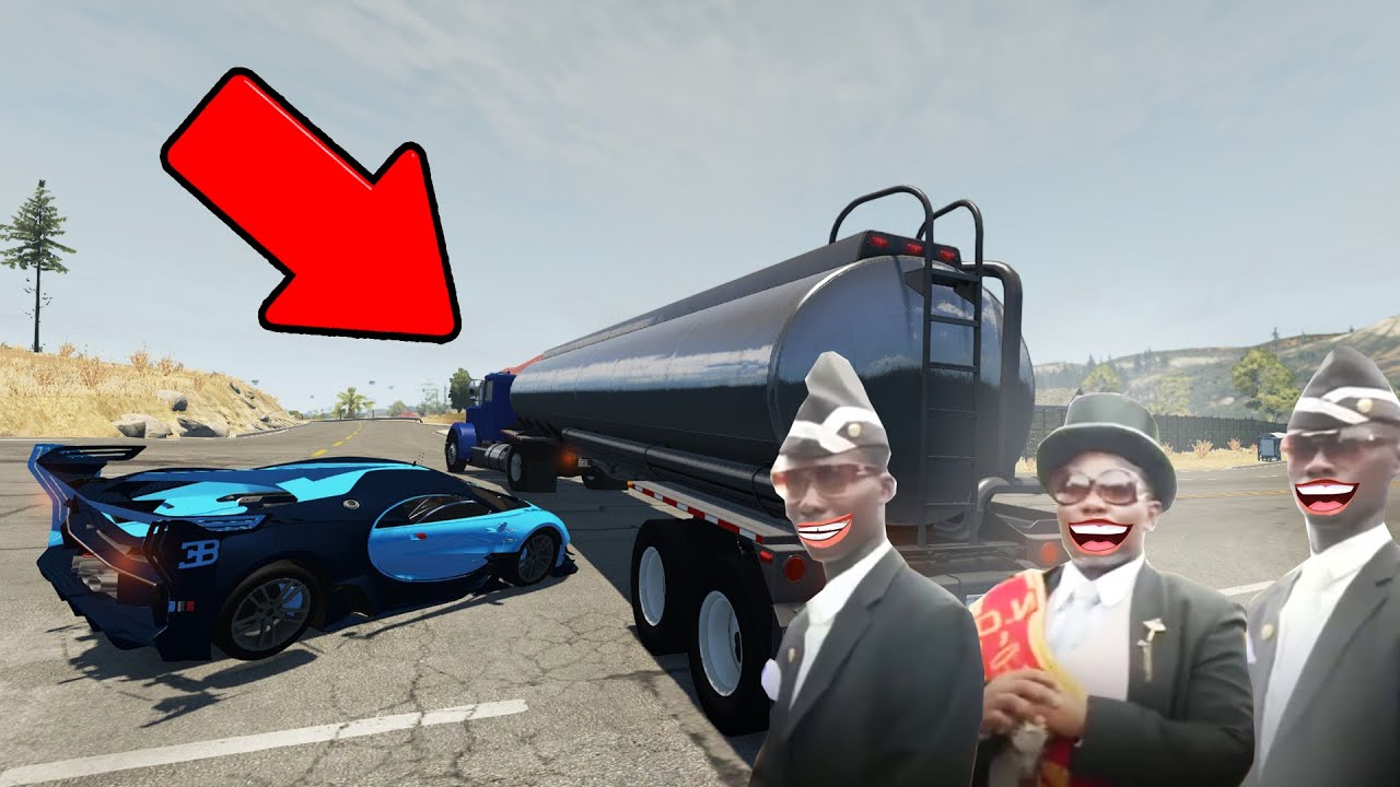 DANCE COFFIN ON FUNERAL MEME COMPILATION! Cars crashes in Beamng drive 2020