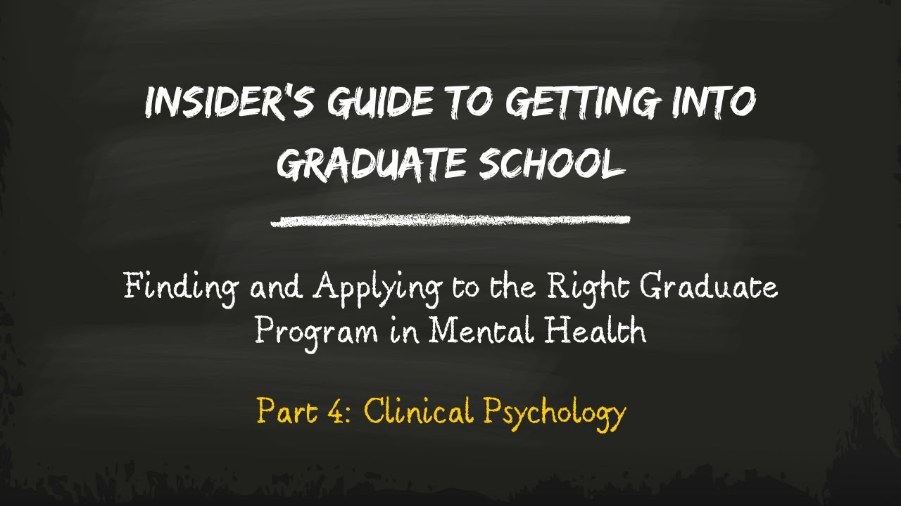 Part 4:  Clinical Psychology