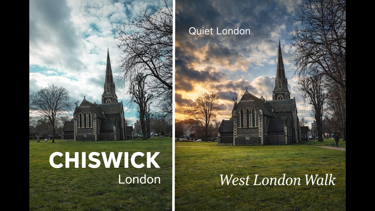 Peaceful Walk Around Chiswick London | High Street & Turnham Green 4K POV