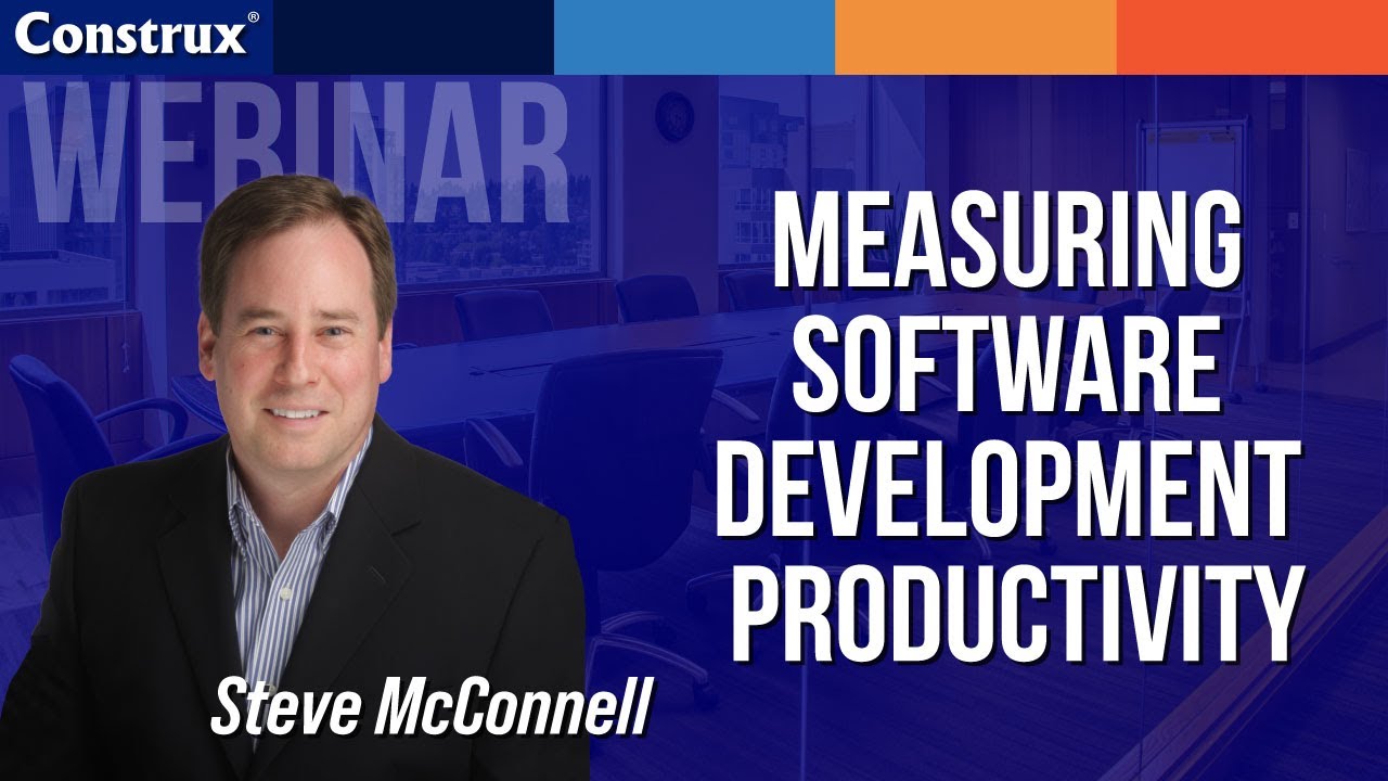 Measuring Software Development Productivity | Steve McConnell