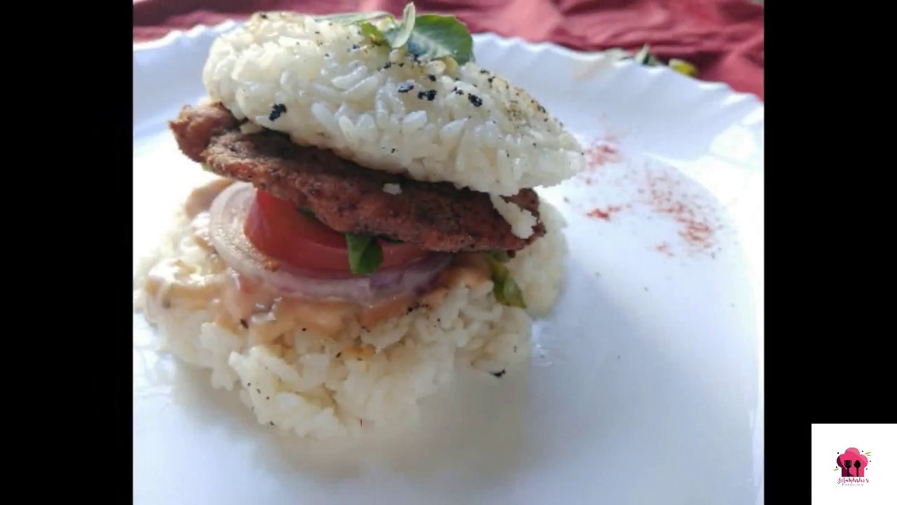 HOW TO MAKE Rice Cake Chicken Burger