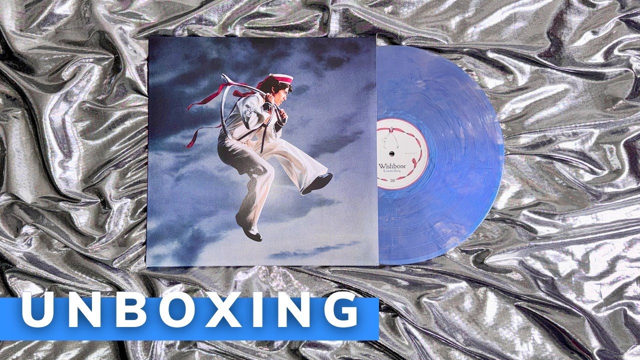 Conan Gray - Wishbone (Numbered Iridescent Metallic Night Sky Vinyl) Blood Records | UNBOXING