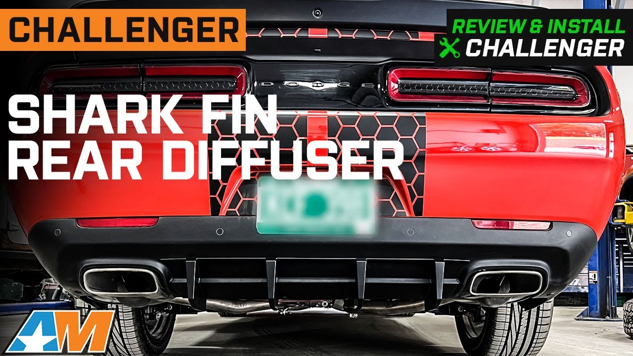 2015-2022 Challenger GT/SXT Shark Fin Rear Diffuser Review & Install