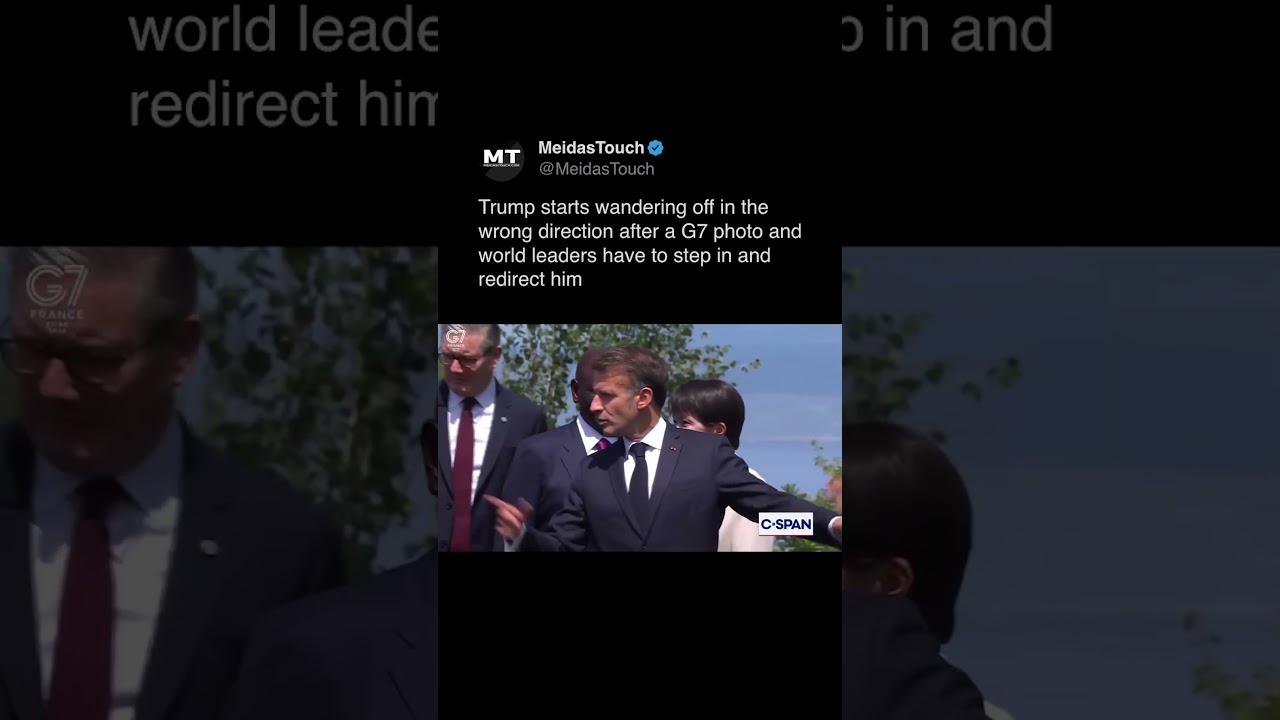 Trump wanders off in wrong direction, world leaders redirect him