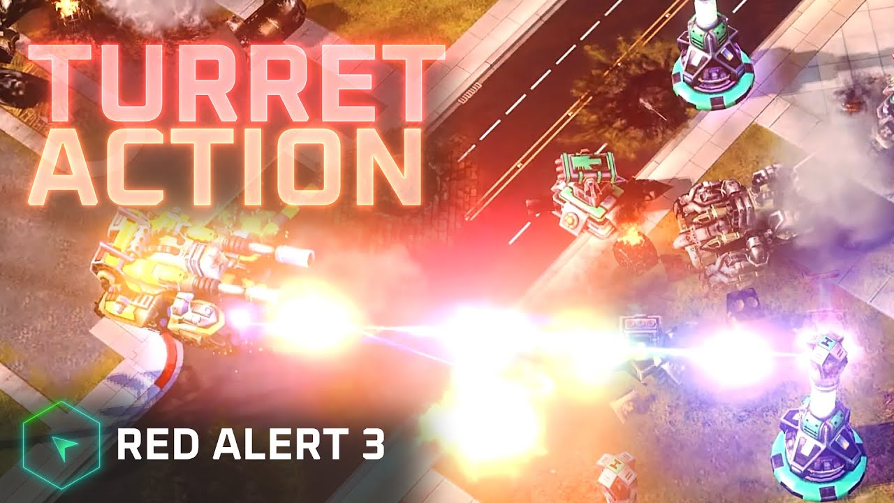 Turrets Only? Sure. Red Alert 3 (Live Stream VOD)