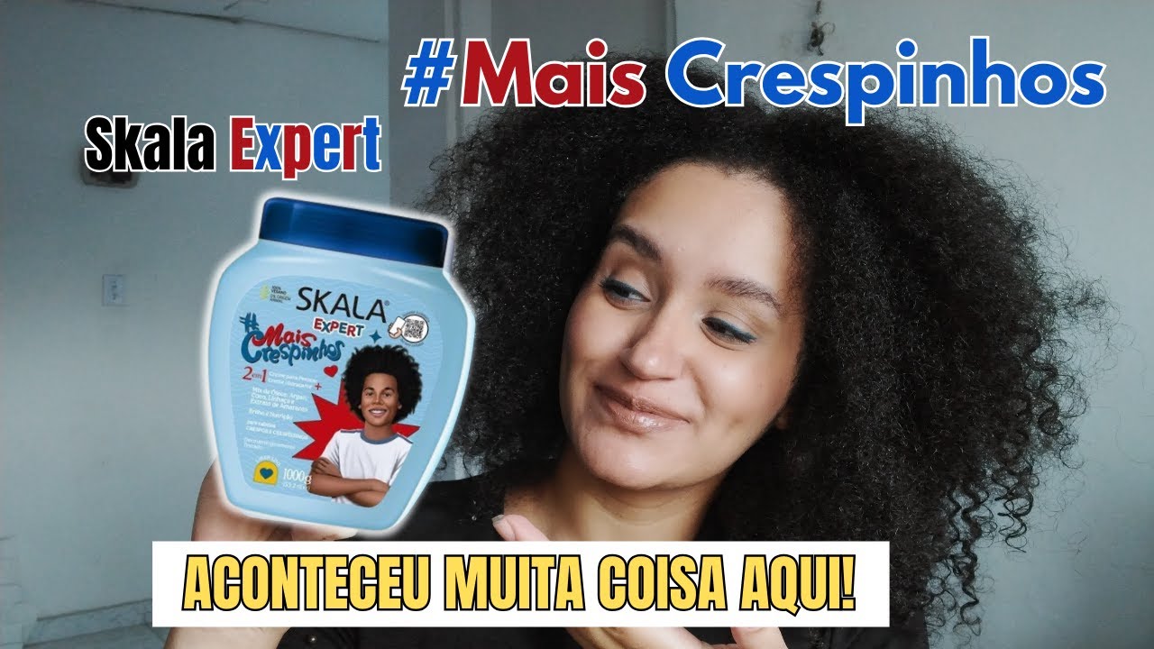 TESTEI O MAIS CRESPINHOS KIDS DA SKALA