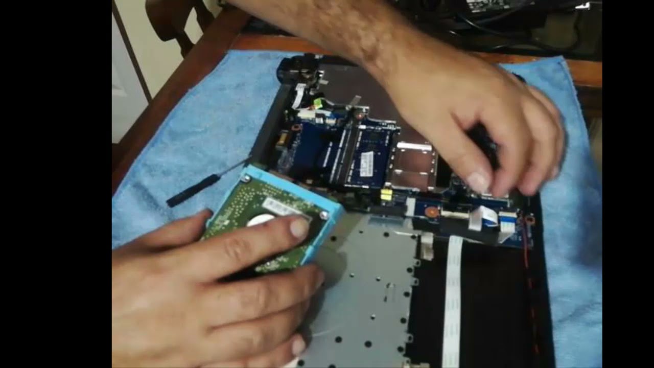 cambio de disco duro por SSD en una portatil HP