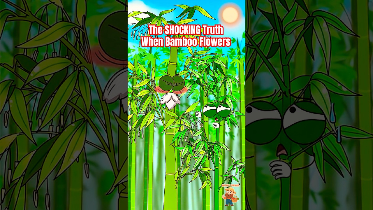 The SHOCKING Truth When Bamboo Flowers, It DIES 🎋 #bamboo #animation