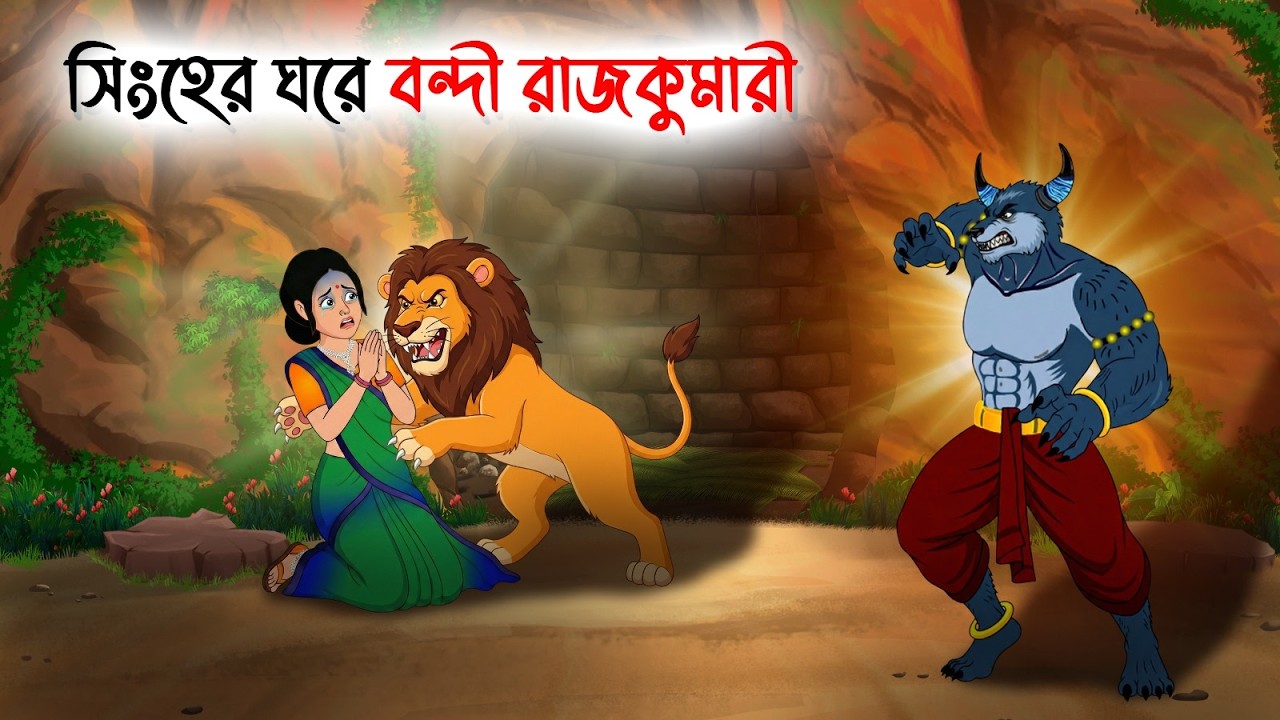 সিংহের ঘরে বন্দি রাজকুমারী | Bengali Moral Stories | New Fairy Tales | Bangla Cartoon