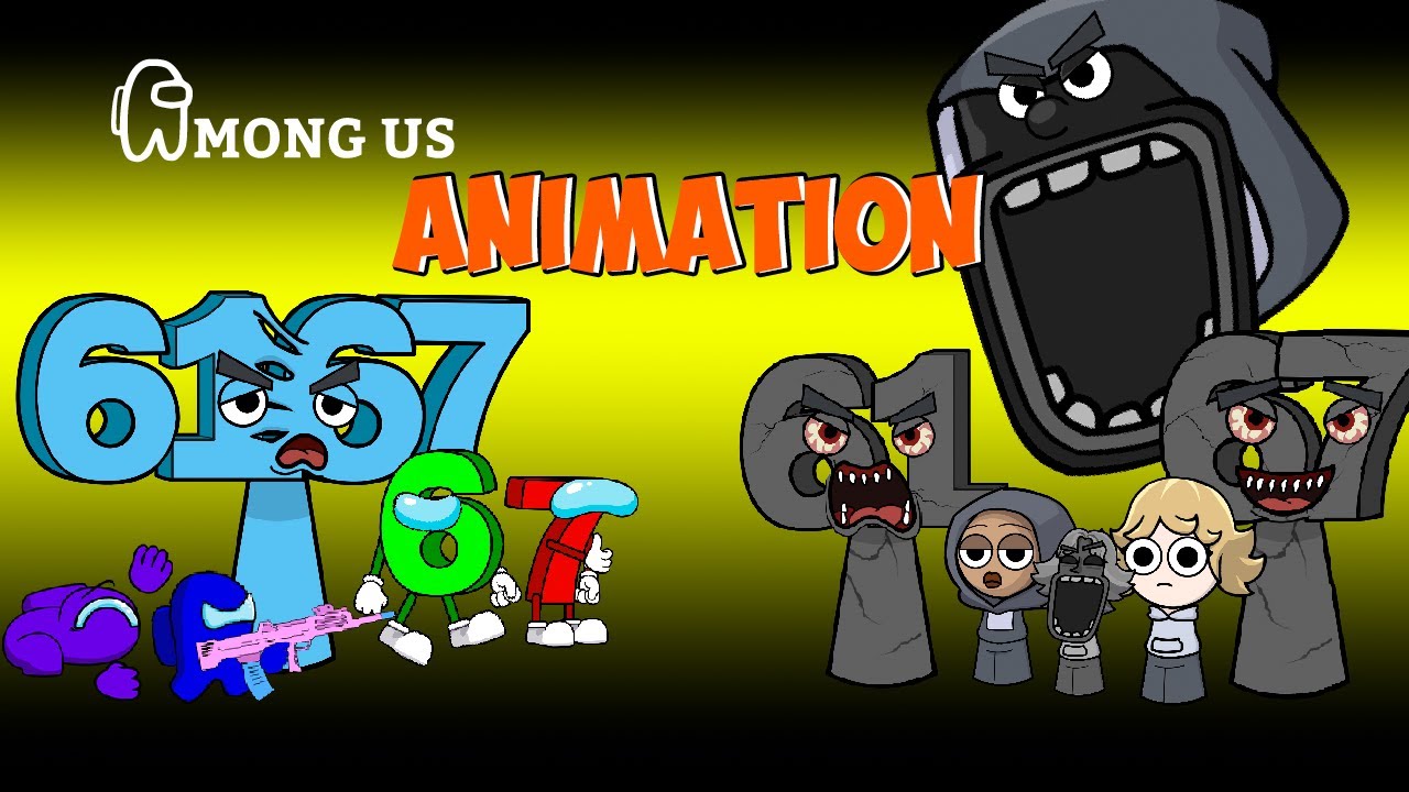 [어몽어스 Among Us] 61&67 into Sprunki but They are Evolution Monster | AMONG US FUNNY ANIMATION