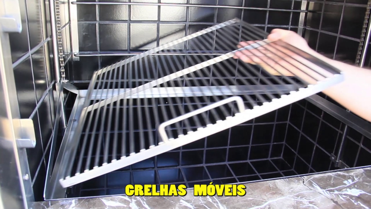 Churrasqueira Bunese com sistema de elevar grelhas manual