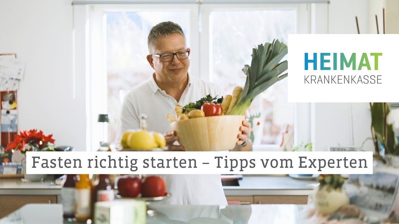 Fasten richtig starten – Tipps vom Experten
