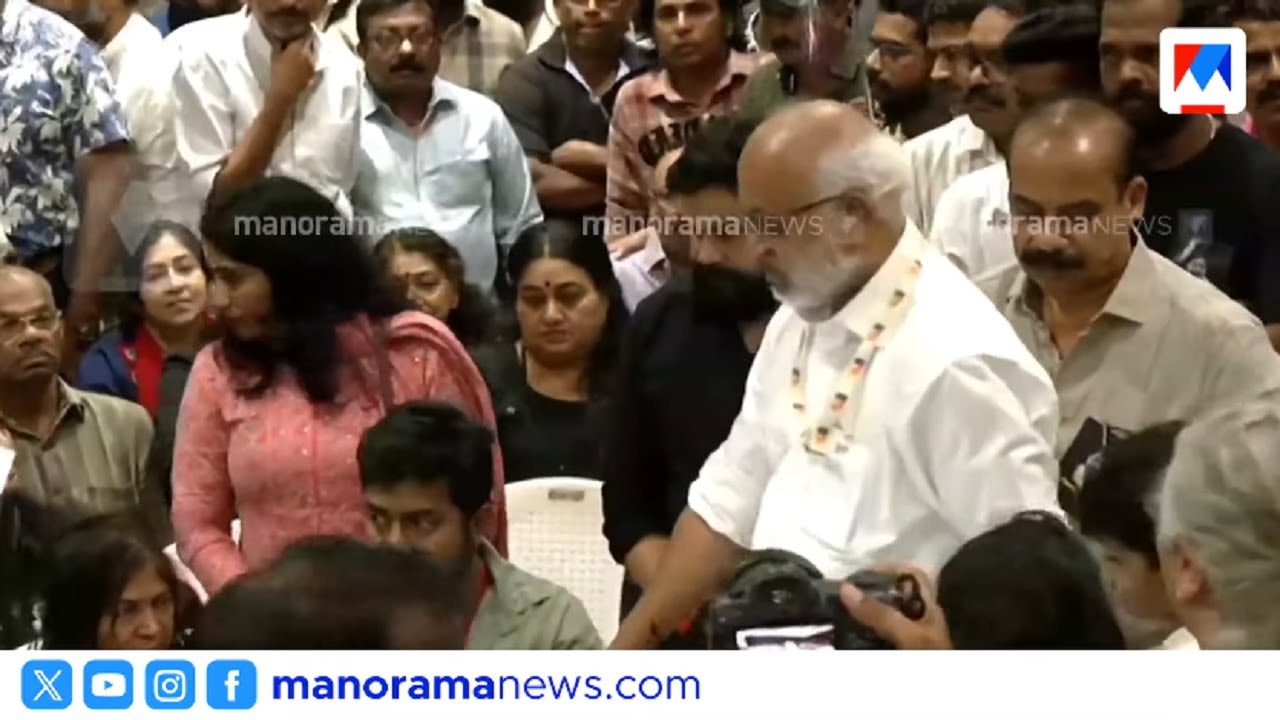 ശ്രീനിവാസന് ആദരാഞ്ജലി അര്&zwj;പ്പിച്ച് എം.എ.ബേബി | M.A.BABY | SREENIVASAN