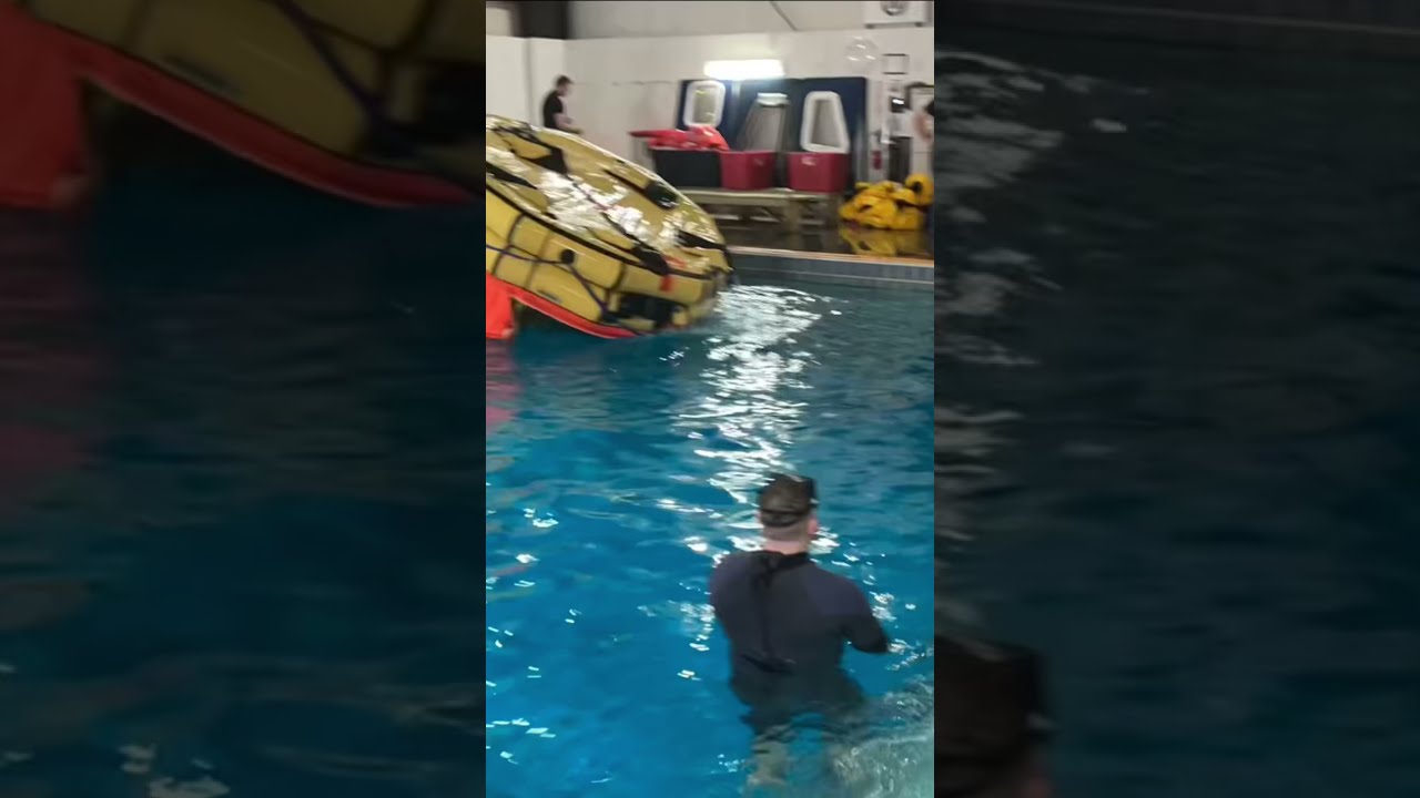 How to Right a Life Raft!