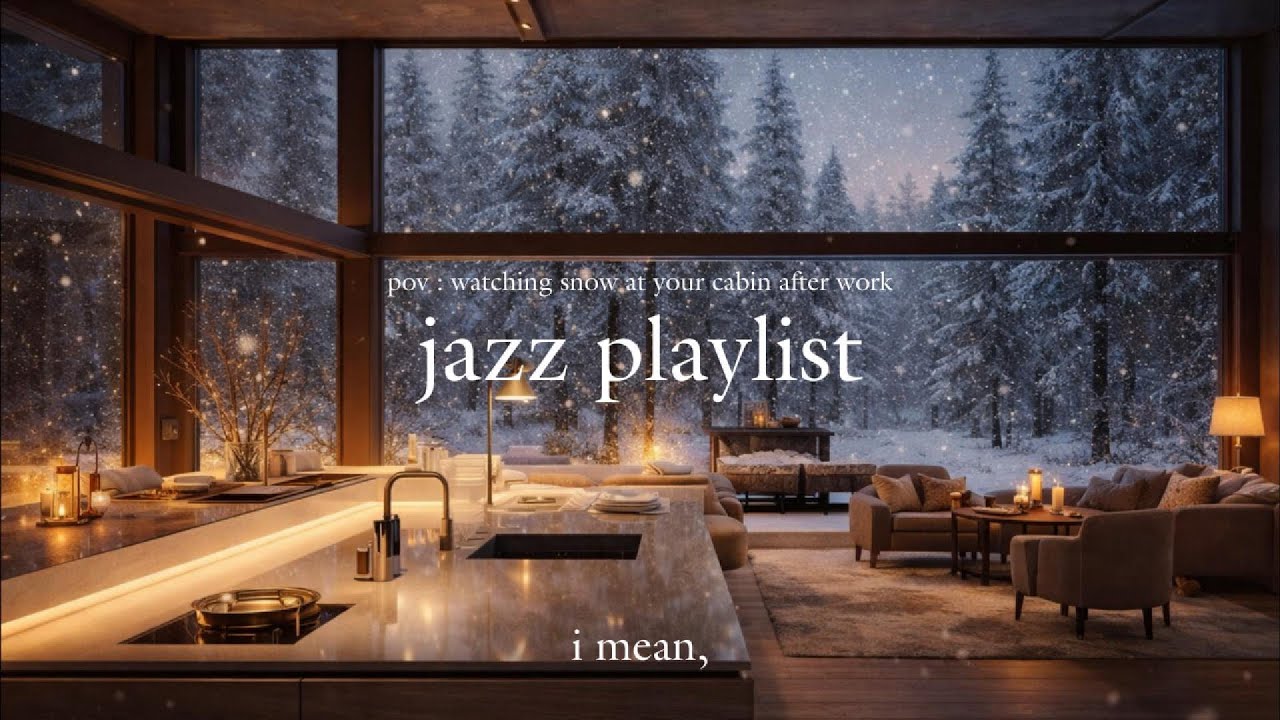 [playlist] pov: watching snow with jazz after work