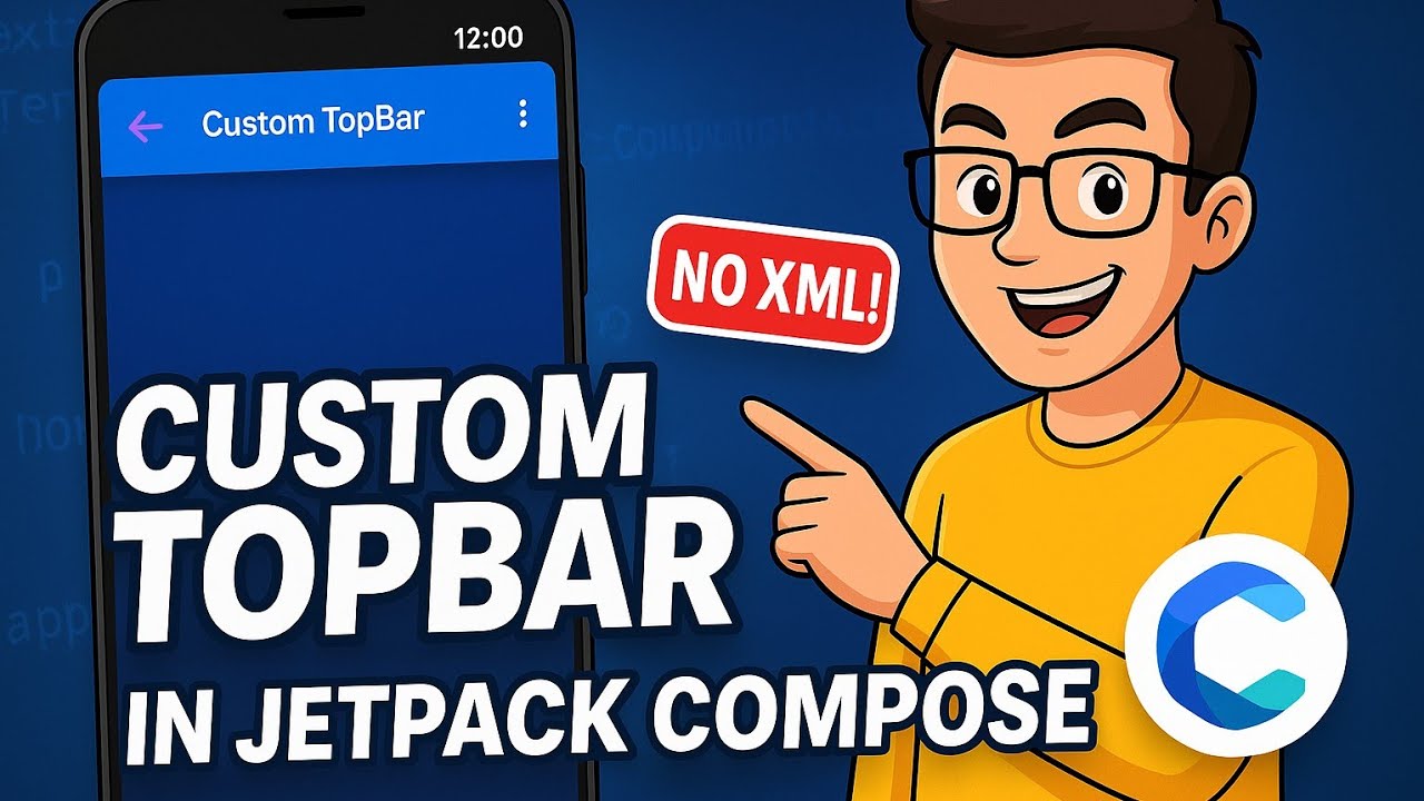 Custom Topbar I Android I Jetpack compose