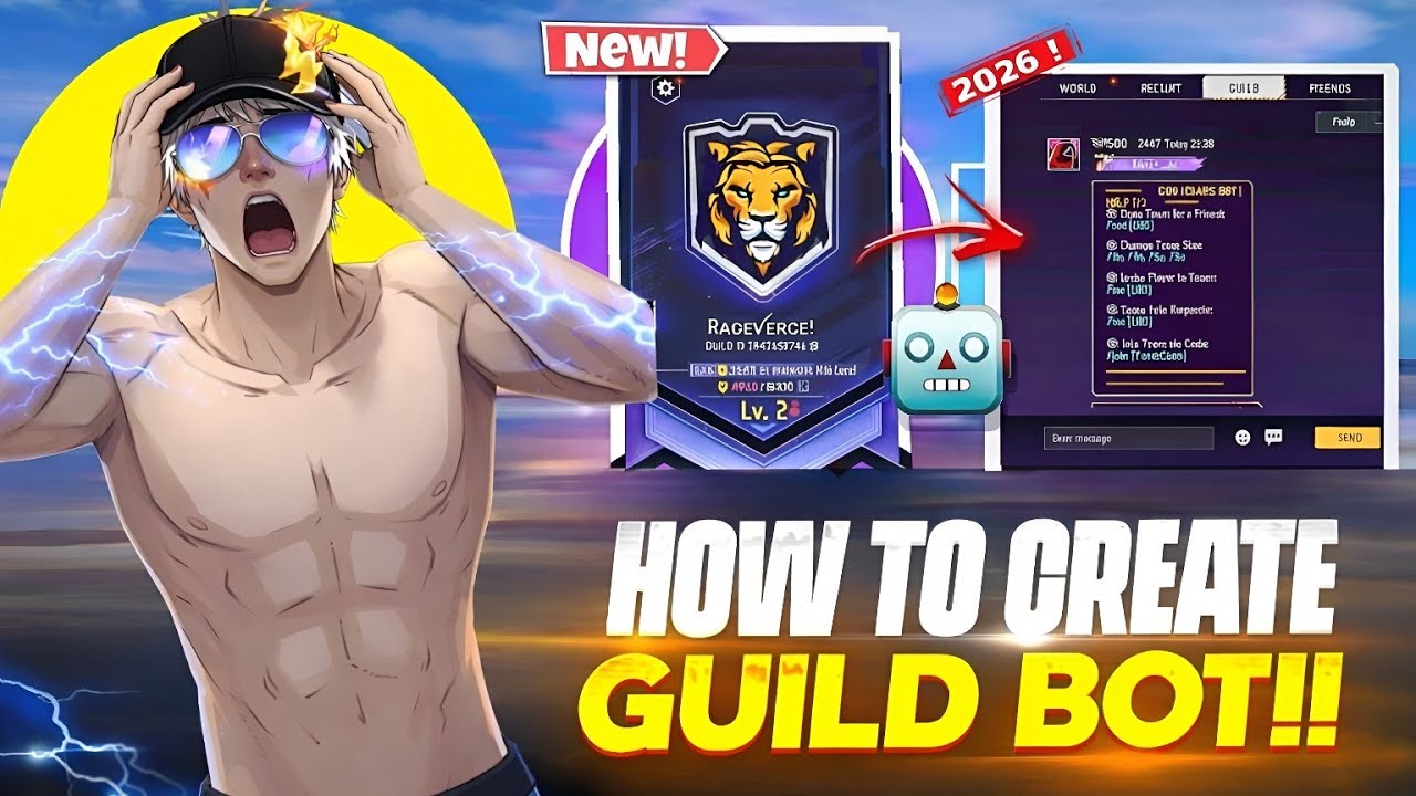 Free Fire Guild Glory Bot 🤖? | Auto Run 24/7 😲 | Real Test 2026 🚀 | Working in 2026?