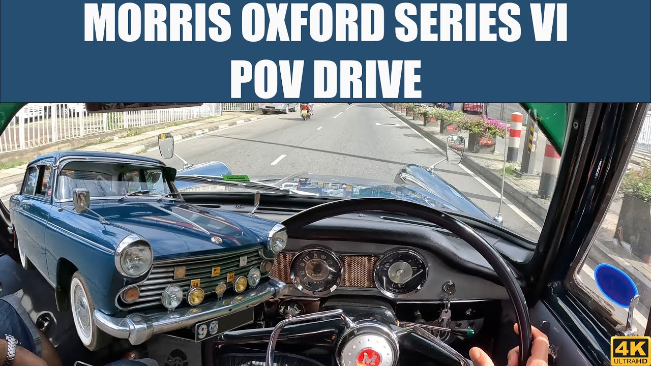 Morris Oxford Series VI Farina POV Drive in Kandy Sri Lanka