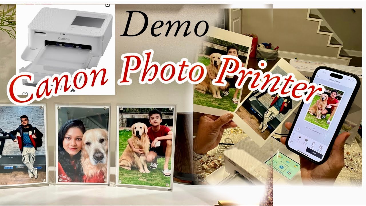 How To Use Canon SELPHY CP1500 Compact Photo Printer  - I'm Impressed 🤩 Amazon Finds