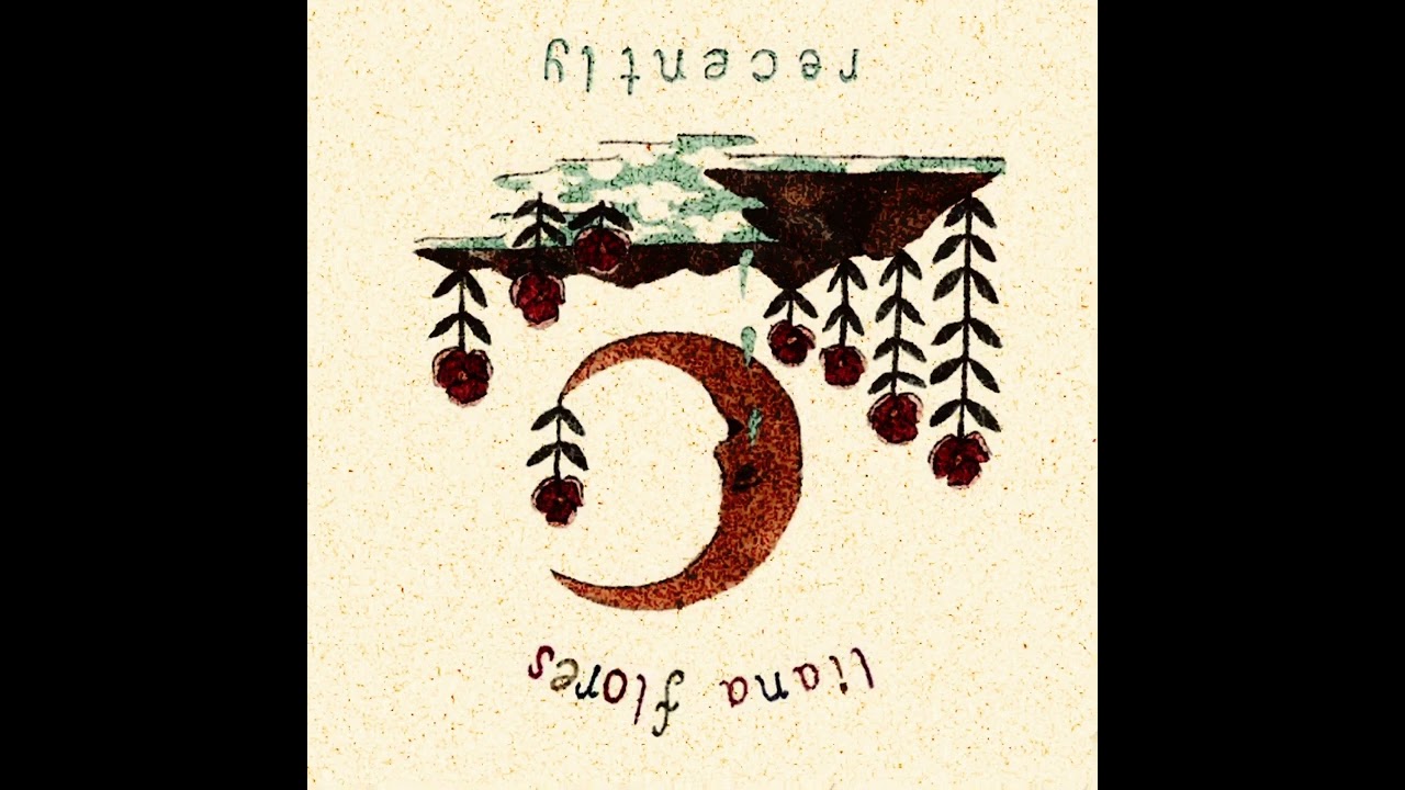 rises the moon but it’s an old vinyl record  || Liana Flores