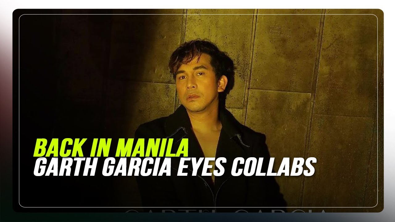 'Star In A Million' alum Garth Garcia sets musical homecoming