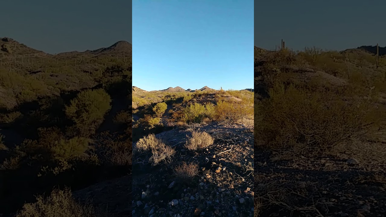 Camping at Vulture Peak, Arizona