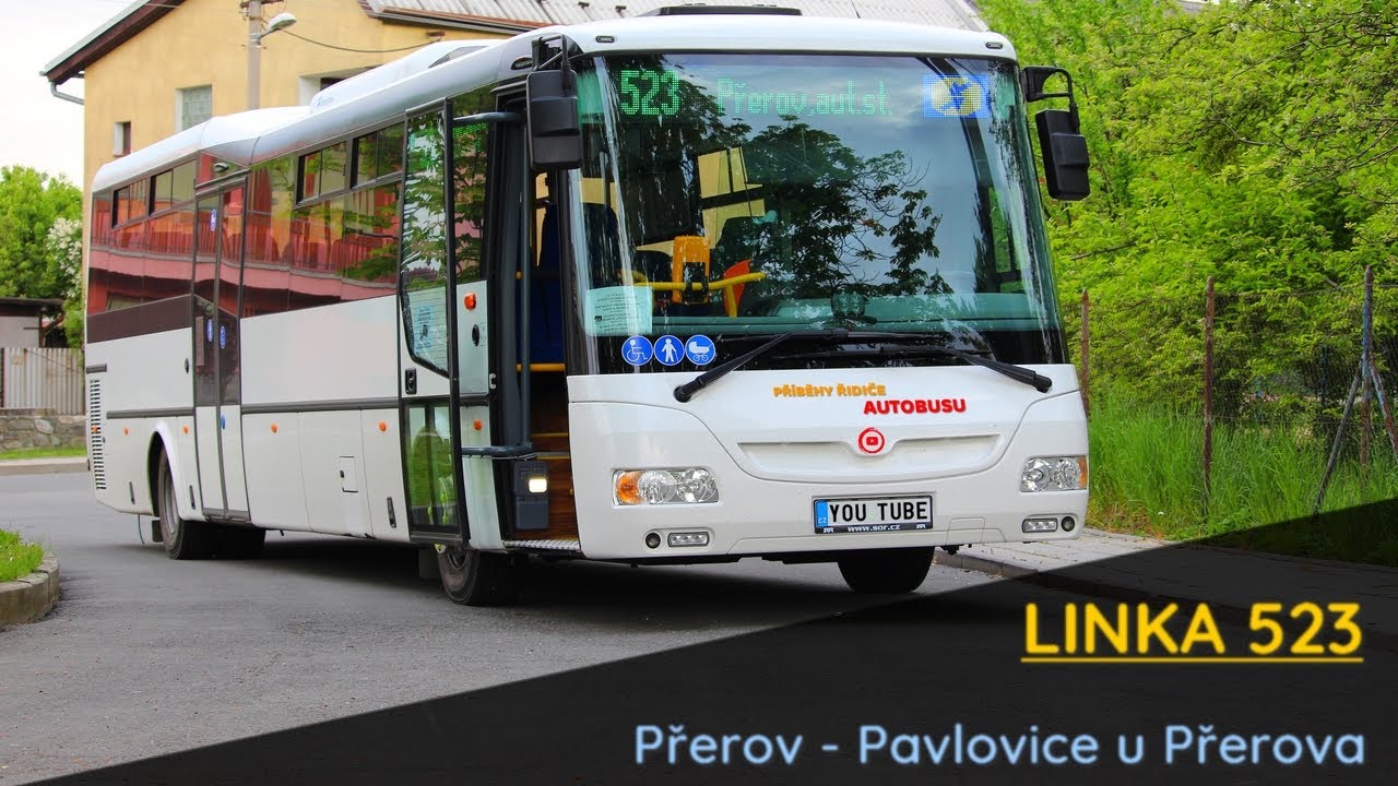 LINKA 523 PŘEROV - PAVLOVICE U PŘEROVA | SOR CNG 12.3