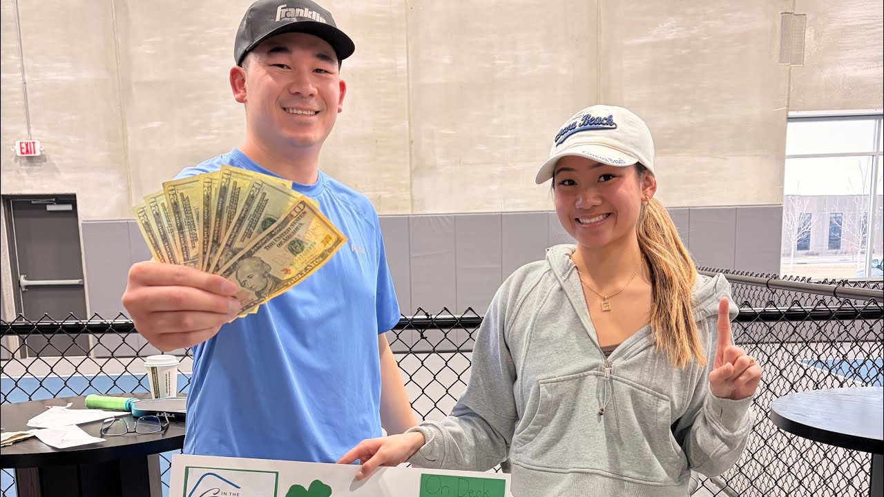 1st Place In The Game Pickleball and Golf Tournament at Ramsey (4.0+ Division) 